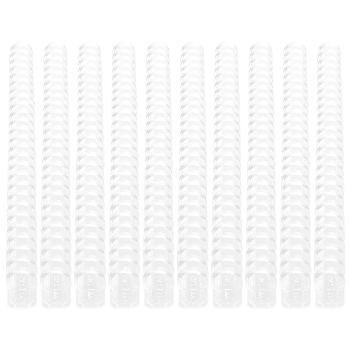 

10Pcs Push Pull Ring Binder File Holder B5 26-Hole Plastic Loose Leaf Organizer for School Office Business Stationery