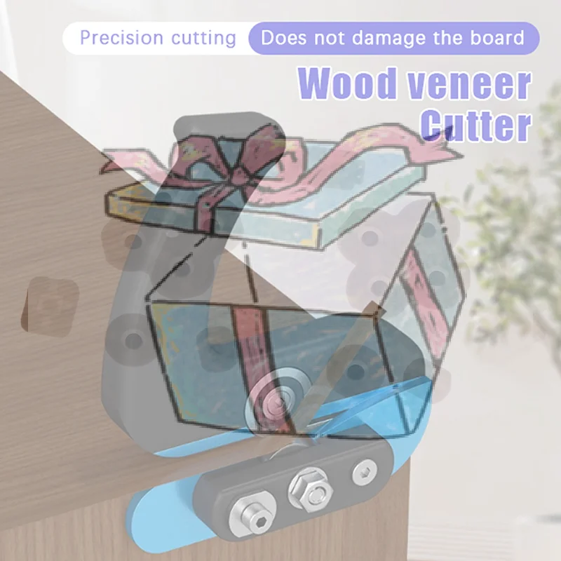 

【CCA】Универсальный инструмент для обрезки кромок при работе с деревом, прочный инструмент для обрезки кромок из шпона, ПВХ, АБС-пластика