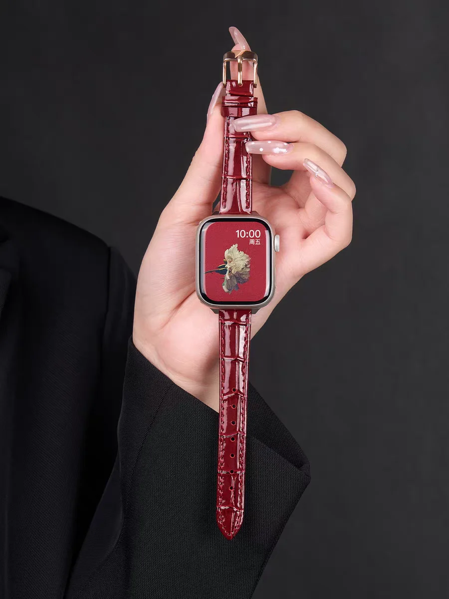 Slanke lederen lus voor Apple  - Dress Watch Ultra Thin recensie en prijs