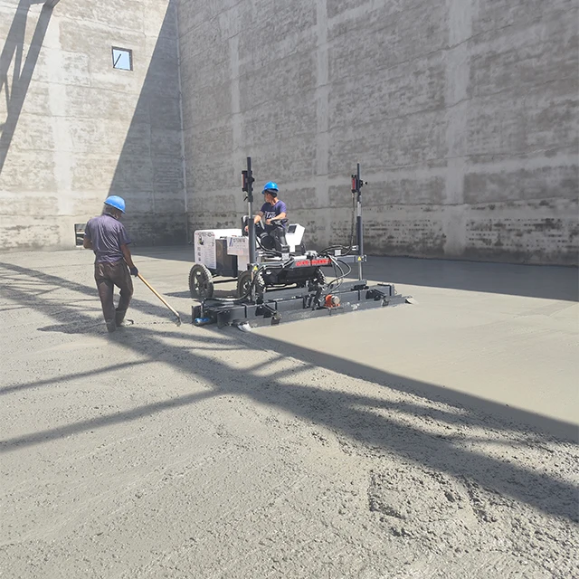 برغي ليزر الخرسانة للبيع آلة فحص أرضية أوتوماتيكية للتسوية الذاتية تستخدم في رصف المناطق الكبيرة