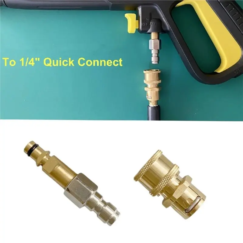 A53Q-For Karcher K Series High Pressure Washer Quick Connector 1/4 Inch Quick Coupling Adapter