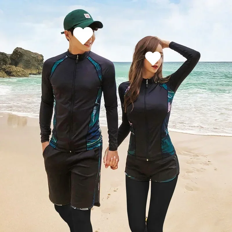

Outdoor Sunscreen Quick-drying Parent-child Wetsuit, Swimsuit, Split Long-sleeved Trousers To Keep Warm