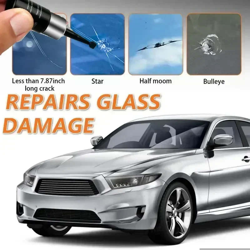 Auto Vehicle Casement Fix Tool 1set Car Windshield Windscreen Glass Repair Resin Kit Repair Window Cracks Maintenance