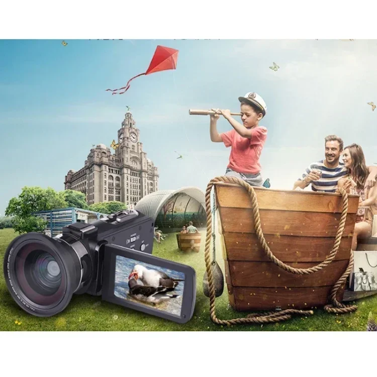 WIFI 4K Video 48MP Home WiFi Live Camcorder DV Digital للبث المباشر لمدونات الفيديو المباشرة