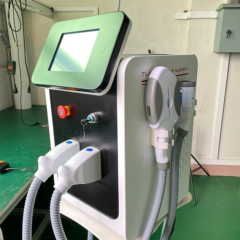 2026  new trend 3 in 1 Portable Multifunction Beauty Machine Laser Hair Tatoo Removal Machine IPL+RF+Nd Yag Laser Machine