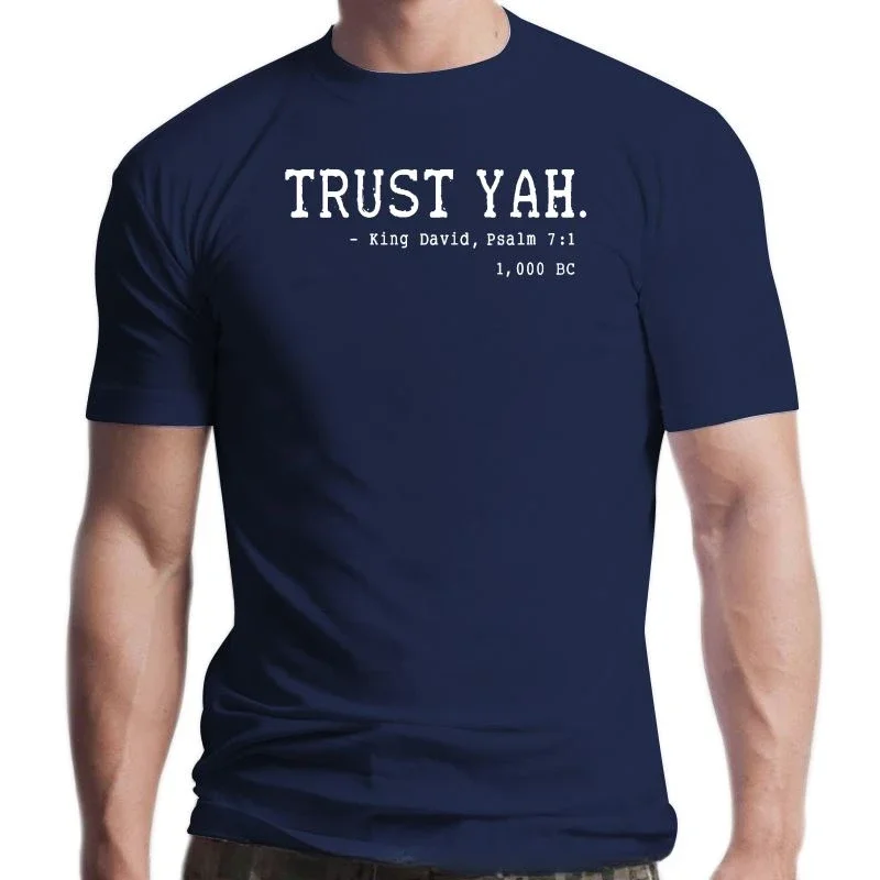 Arrival fashion heavyweight Hot Sale vintage Summer New Trust Yahweh Hebrew Israelite T-shirt Yeshua Messianic Yahuah YHWH Torah