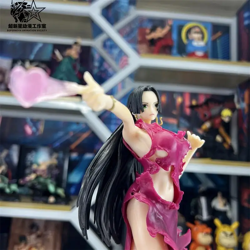 2025 Een Stuk Anime 30 Cm Boa Hancock Figuur Sexy Meisje Pvc Action Beeldje Met Led Licht Standbeeld Uitkleedbare Hentai model Speelgoed