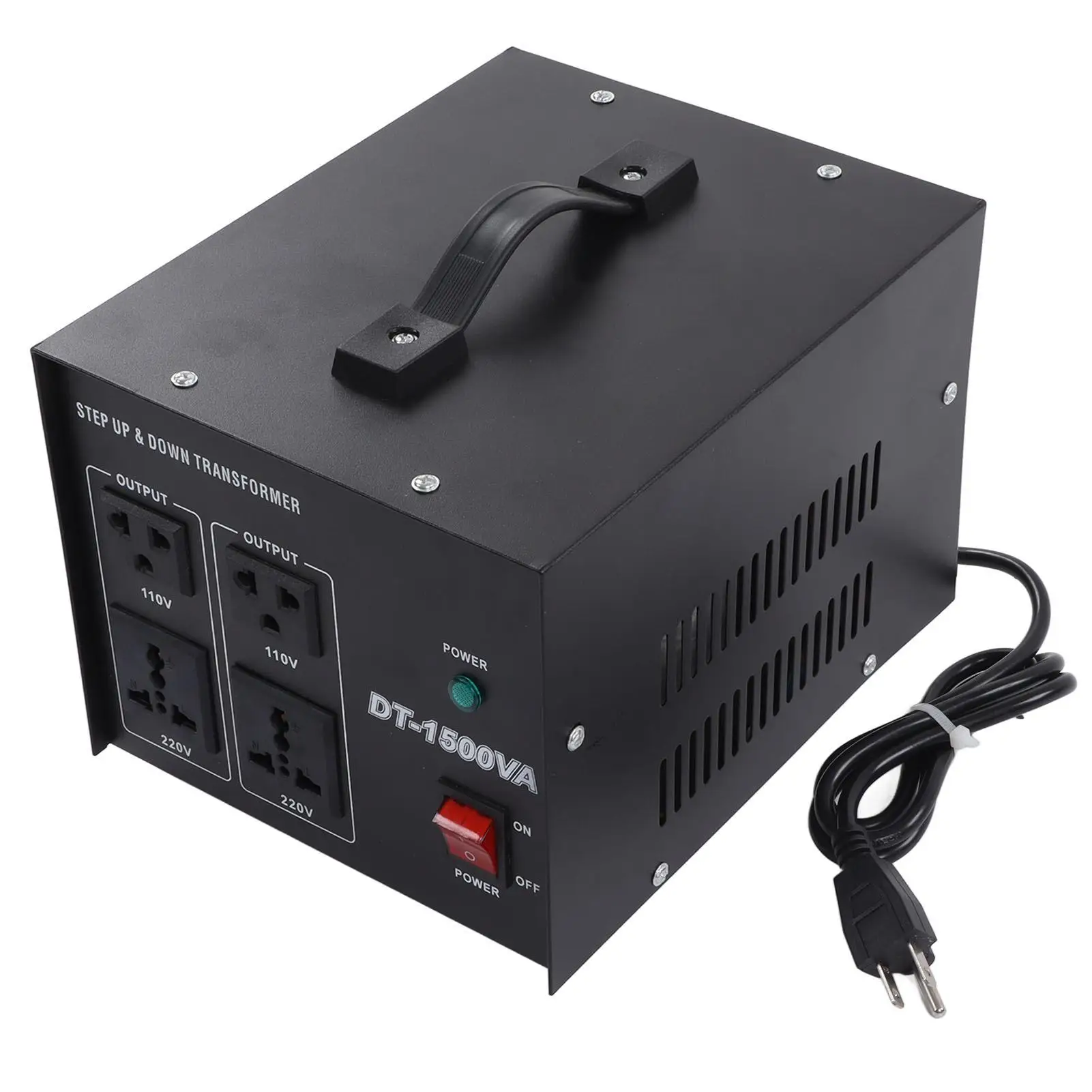 

1500W Step Up Transformer Voltage Converter 110V to 220V or 220V to 110V Heavy Duty