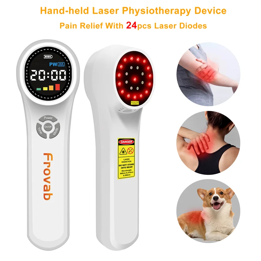 

Home Laser Physical Therapy Red Light Laser Therapy 16x660nm Painless Cold Laser Device for Waist Sciatica Muscle Pain Near Me