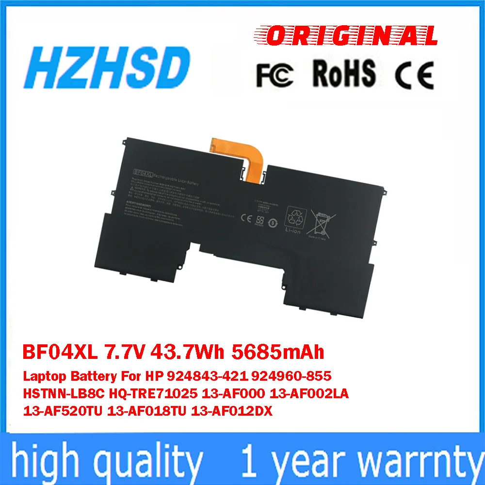 

BF04XL 7.7V 43.7Wh 5685mAh Laptop Battery For HP 924843-421 924960-855 HSTNN-LB8C HQ-TRE71025 13-AF000 13-AF002LA 13-AF520TU