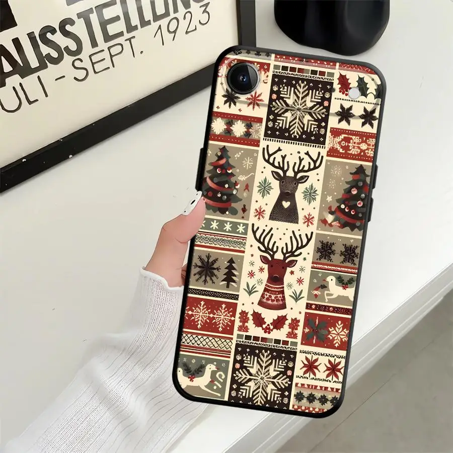 حافظة لهاتف آيفون 17 16 Pro Max X XS XR 7 8 12 11 13 Mini 15 Plus SE 14 17Air غطاء خلفي ناعم لعيد الميلاد الساخن #1