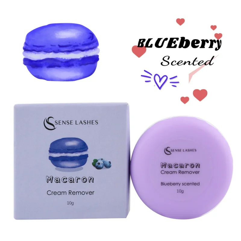 SENSE LASHES 10g Macaron Eyelash Glue Remover Quick Unloading Adhesive Professional Cream Remover Makeup Tools