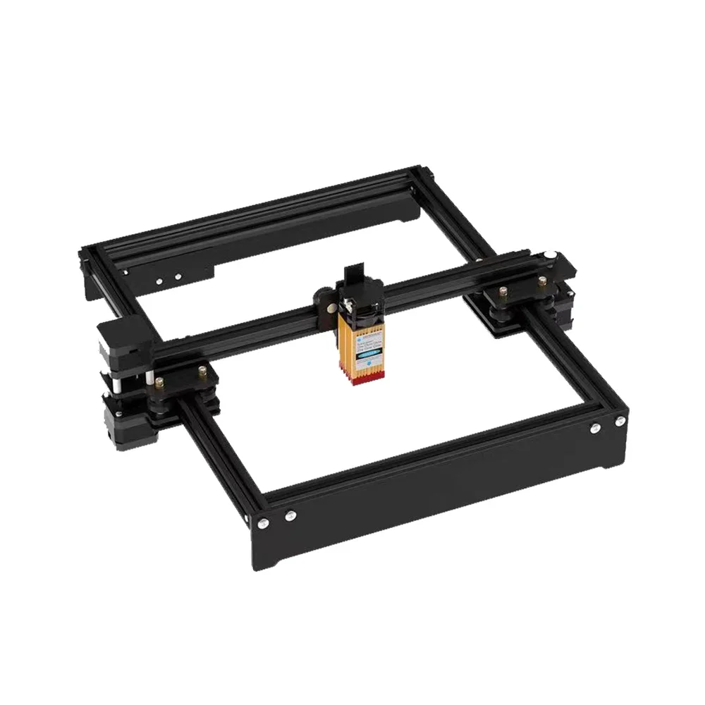 Desktop DIY Engraver Machine 40x40 Engraving Size Wood Carving Logo Picture Marking DXF PLT BMP-2 Axis Engraving Printer