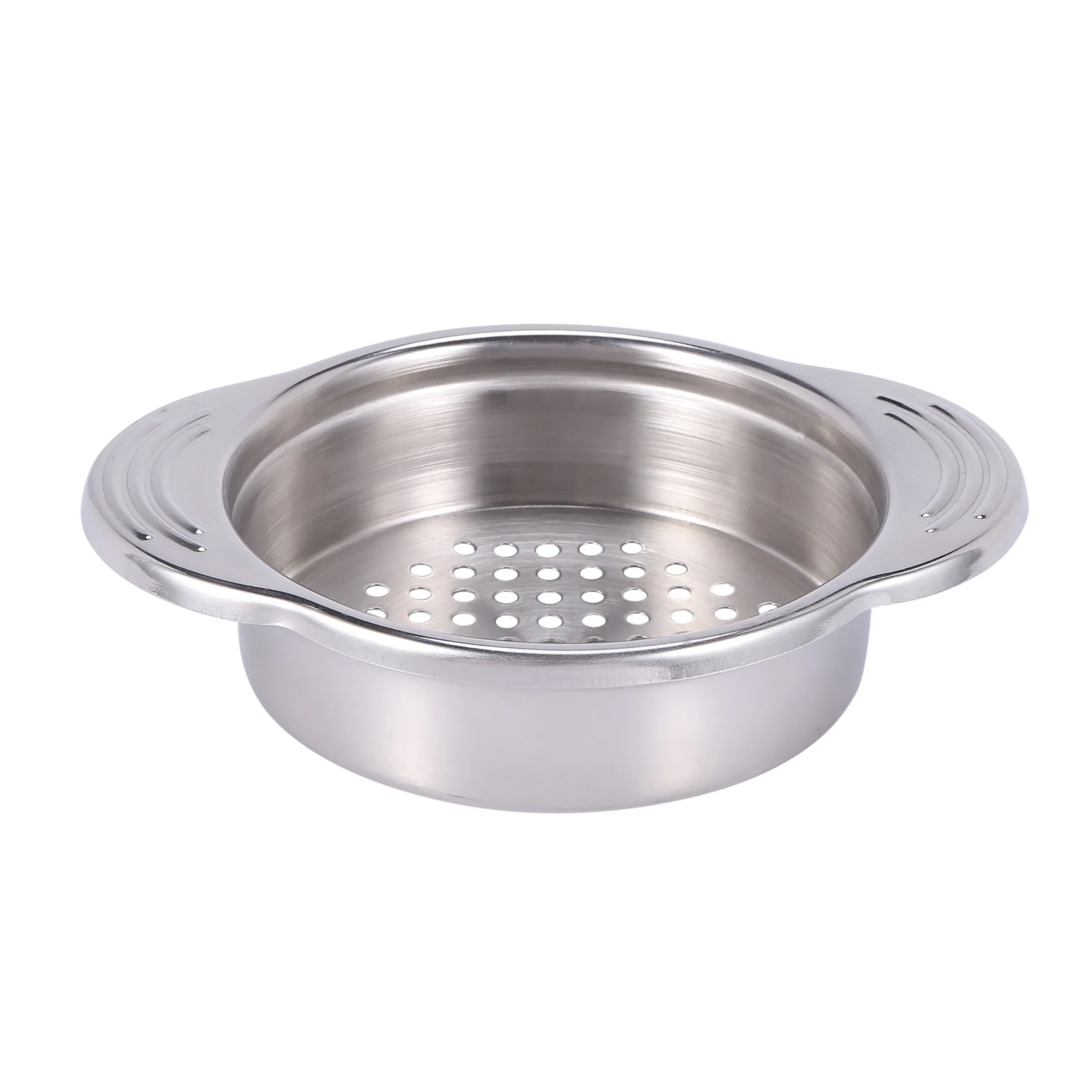Stainless Steel Food Can Strainer Sieve Tuna Press Lid Oil Drainer Remover, Unique No-Mess Dishwasher Safe Design