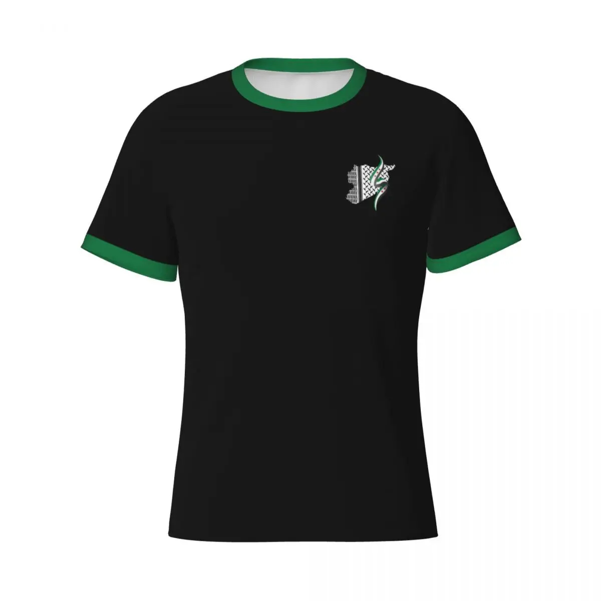 Syria Flag Men Women's T Shirts Syrian Arab Republic Vintage Tee Shirt Short Sleeve O Neck T-Shirt Polyester Party Tops