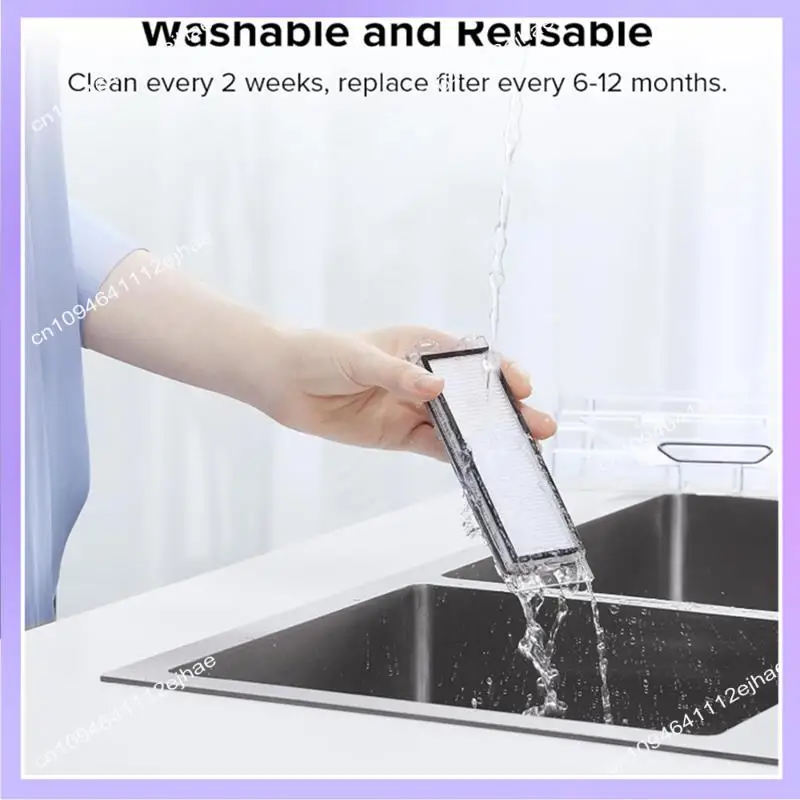 N83R 6-teiliger Filter für Roborock Qrevo Master/Qrevo Slim Roboter-Staubsauger, unverzichtbares Staubsauger-Zubehör, langlebiges Ersatzzubehör