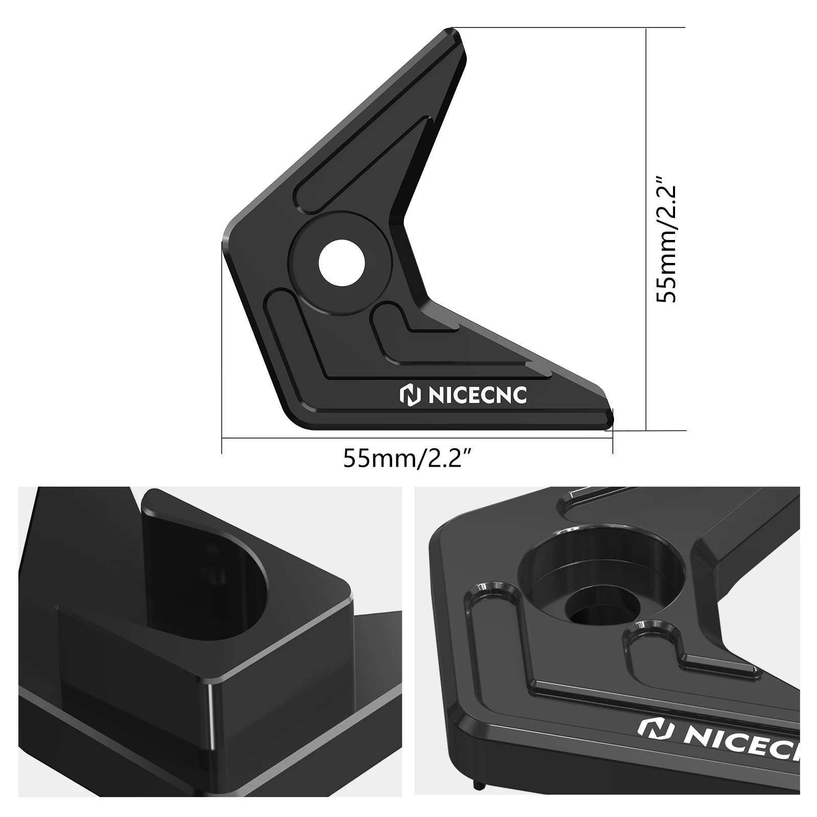 Für BMW R1250GS Adventure R1250GS 2019-2024 ABS-Sensorschutz Hinterer Bremsflüssigkeitsbehälter-Schutz R1200GS Adventure R1200GS 2014-2018 – Detail 2