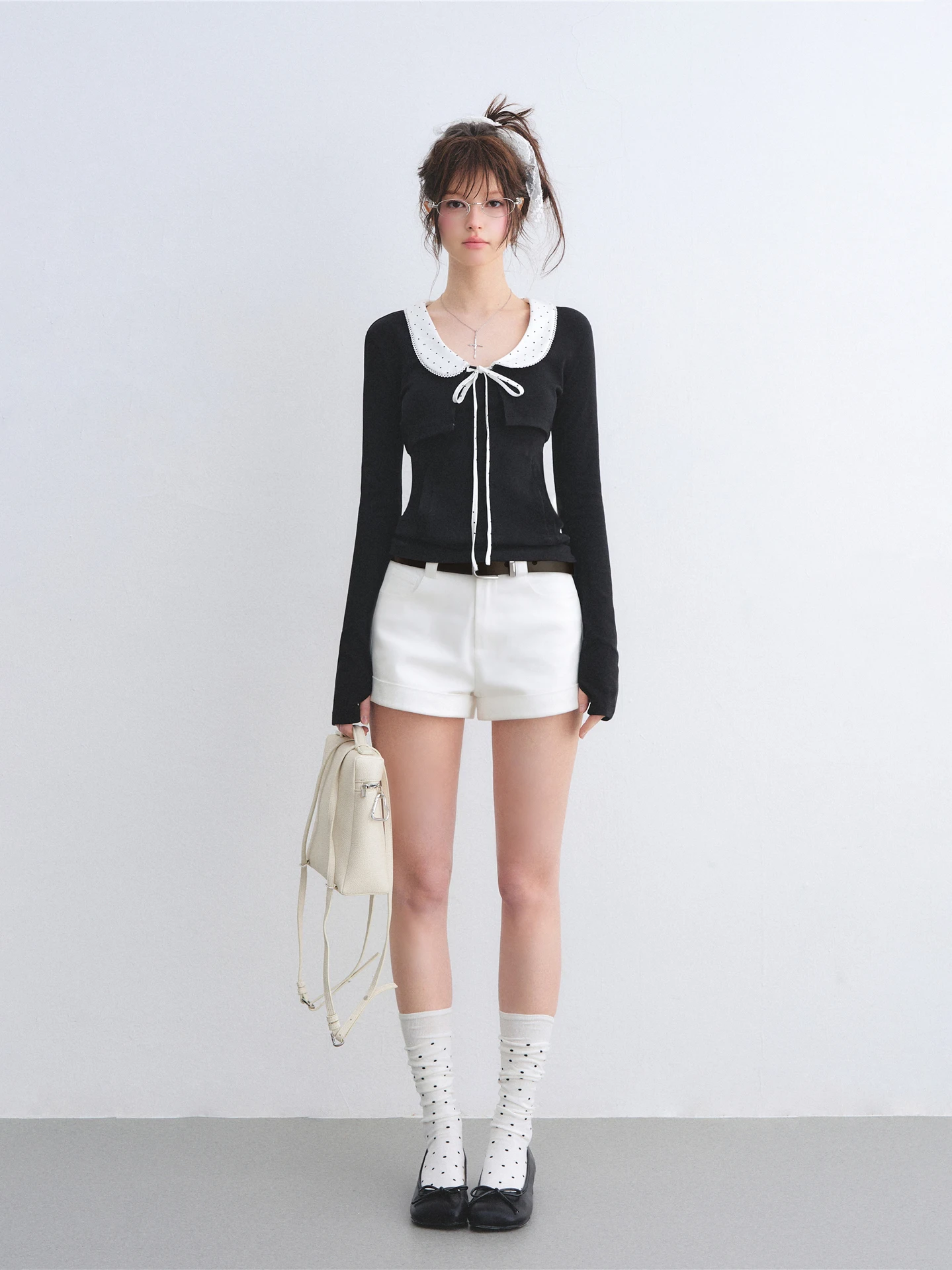 

Джинсы AsGony с высокой талией, расклешенные, в американском стиле, для дерзких девушек, с поясом, прямые, из денима, белые, широкие, модные