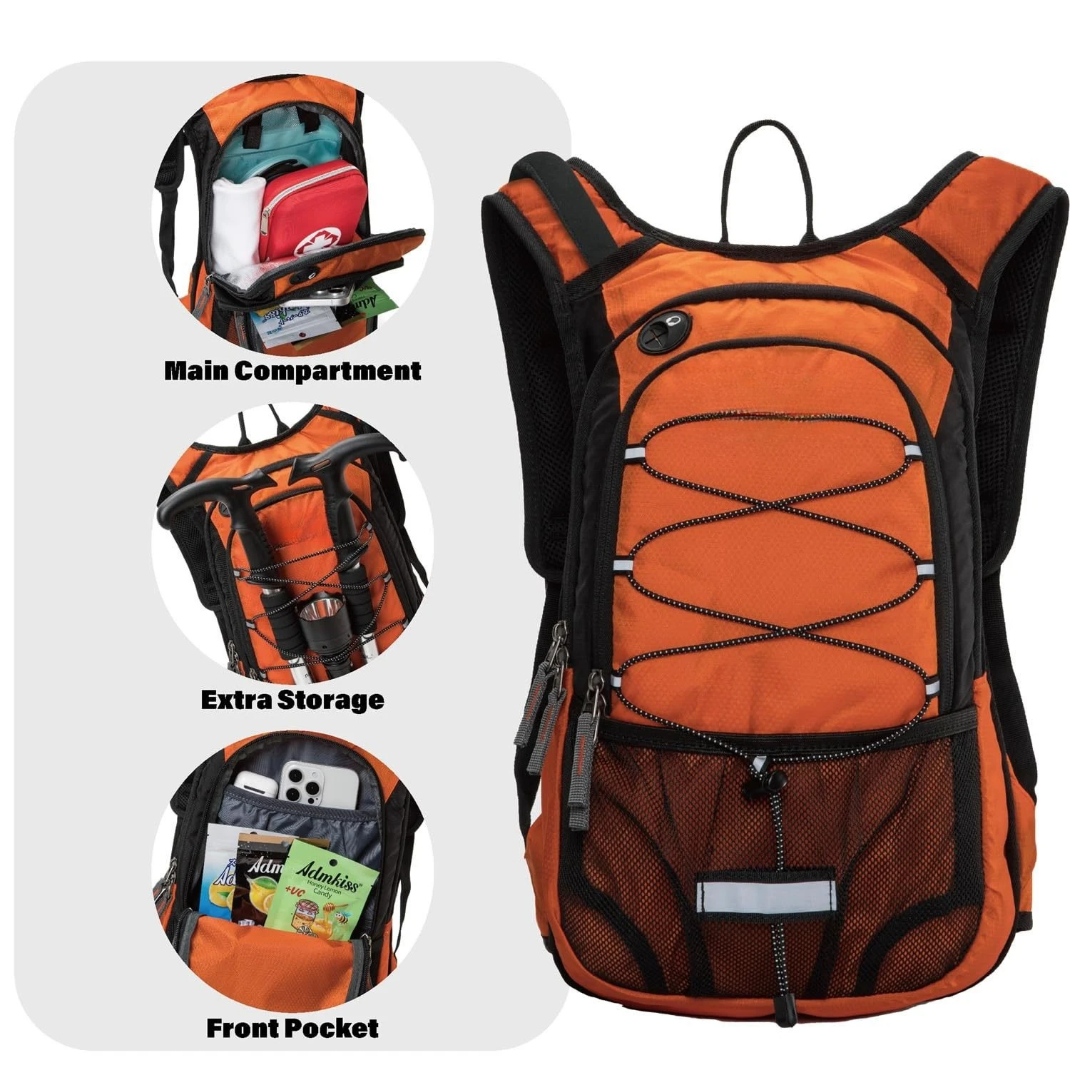 Backpack Water Bag Lightweight Men's and Women's Hiking Outdoor Cycling Travel Travel