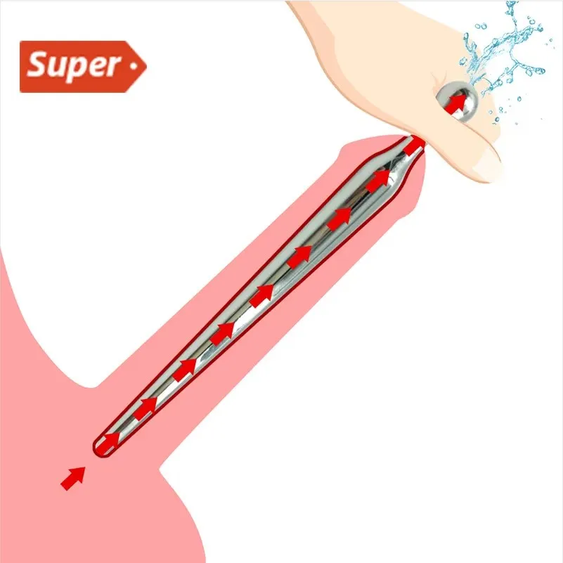محفز قضيب من الفولاذ المقاوم للصدأ للرجال ، استمناء الذكور ، عين الحصان ، سدادة القضيب ، موسع الإحليل ، ألعاب جنسية للبالغين ، أصوات القسطرة