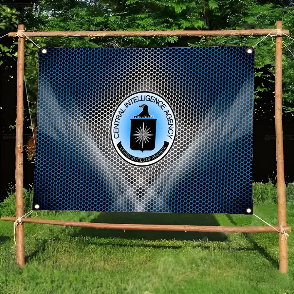 Intelligence Agency C-Central Intelligence Agency Flags Daily four ring borderless design indoor outdoor decor easy hang install