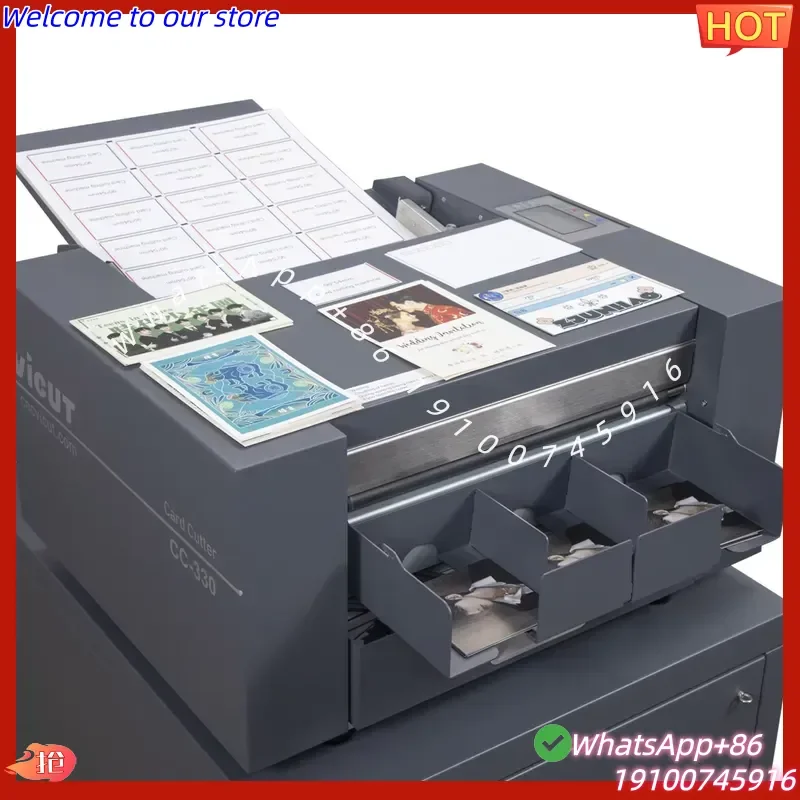 2026Hot A4 A3+ Full Automatic Business Name Card Cutting Machine Name Card Cutter Automatic Play Card Making Machine