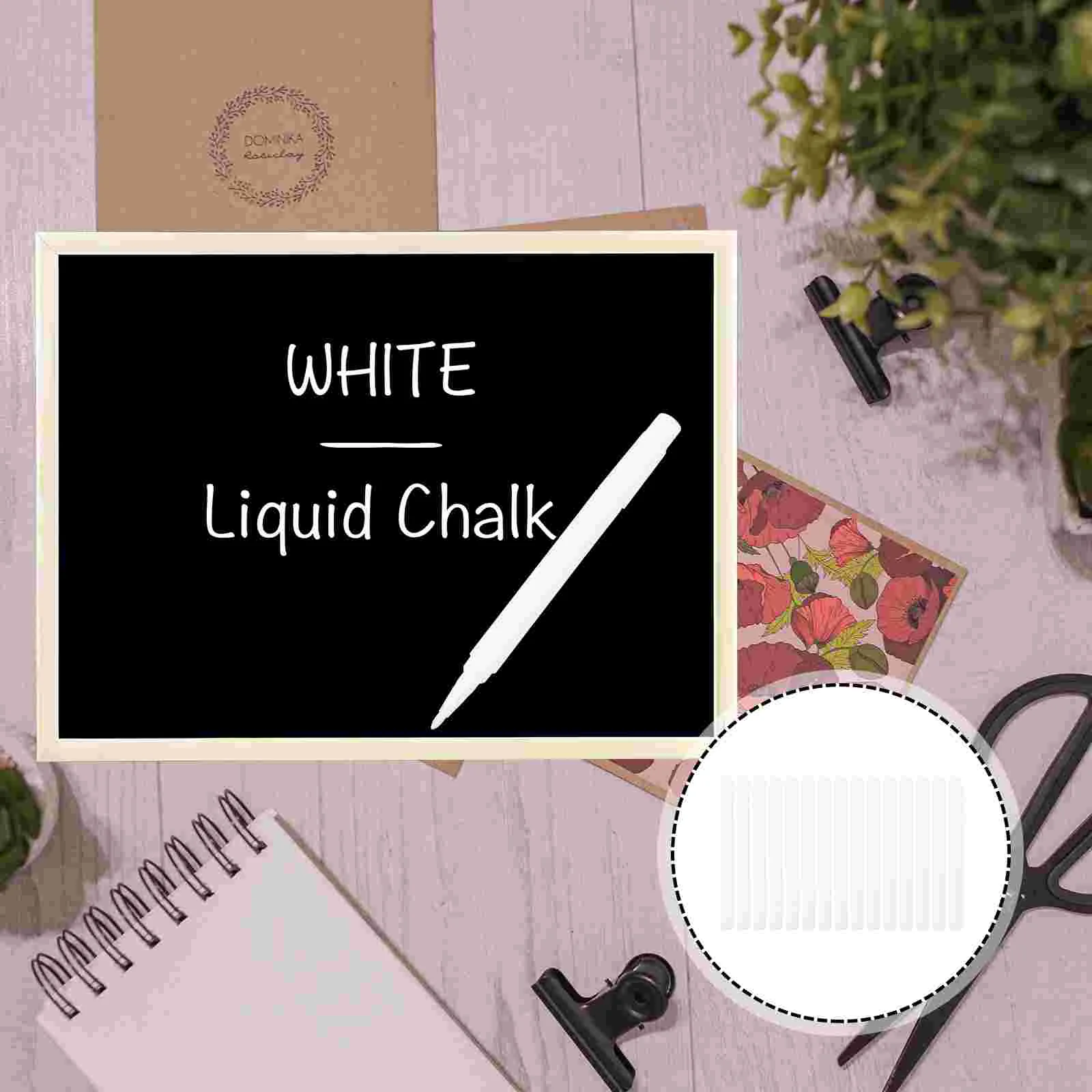 15 Pcs Liquid Chalk Pens Chalkboard Markers Pastel Pencils White Paint for Metal Drawing Blackboard Writing