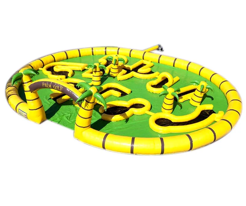 

Inflatable Mini Palm Golf Obstacles Course