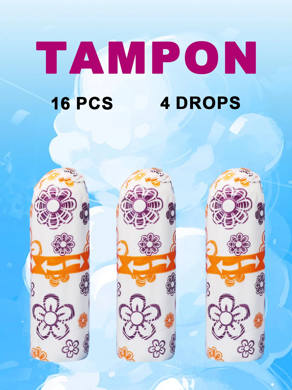 

Цветная коробка с 16 пакетов (16 больших) ватных тампонов из клейкого волокна.