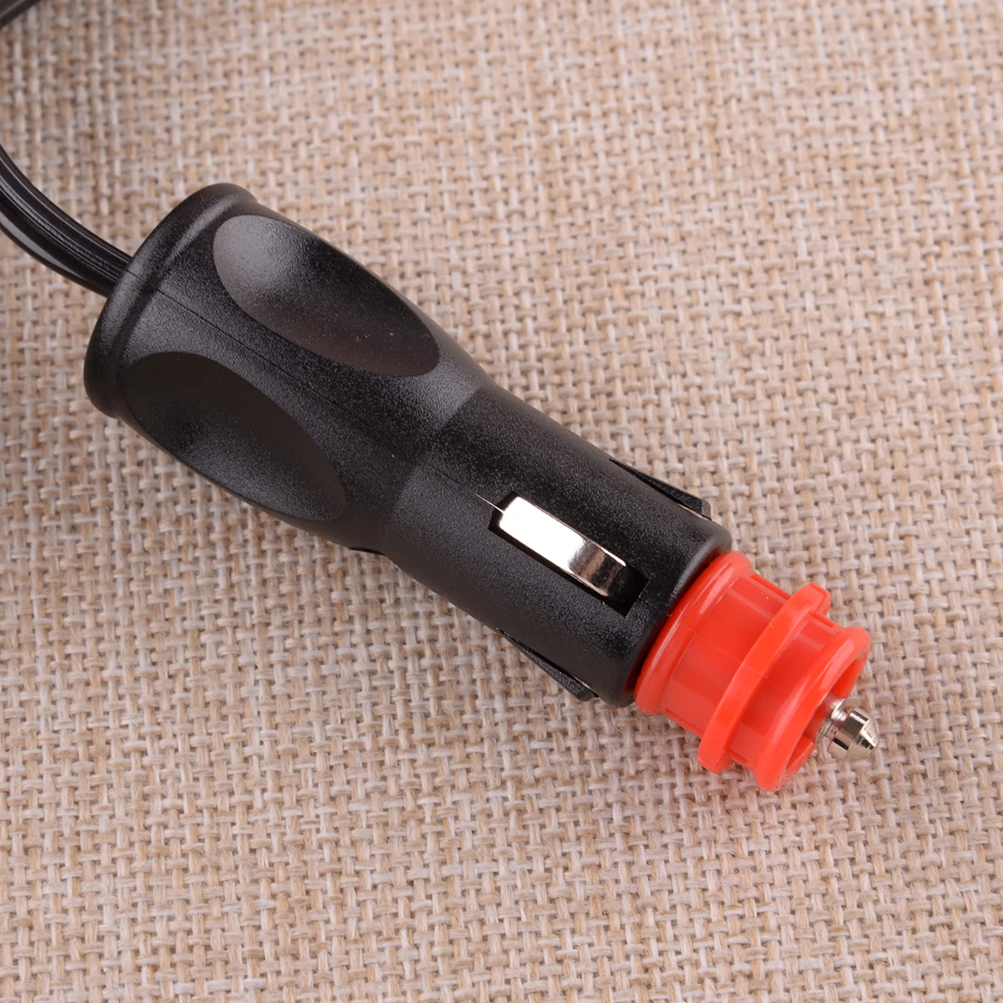 2M Power Cable Line Cord Cigarette Lighter Plug 12V DC Fit for Car Refrigerator Fridge Freezer Waeco CF25 CF35 CF40 CF50 Black