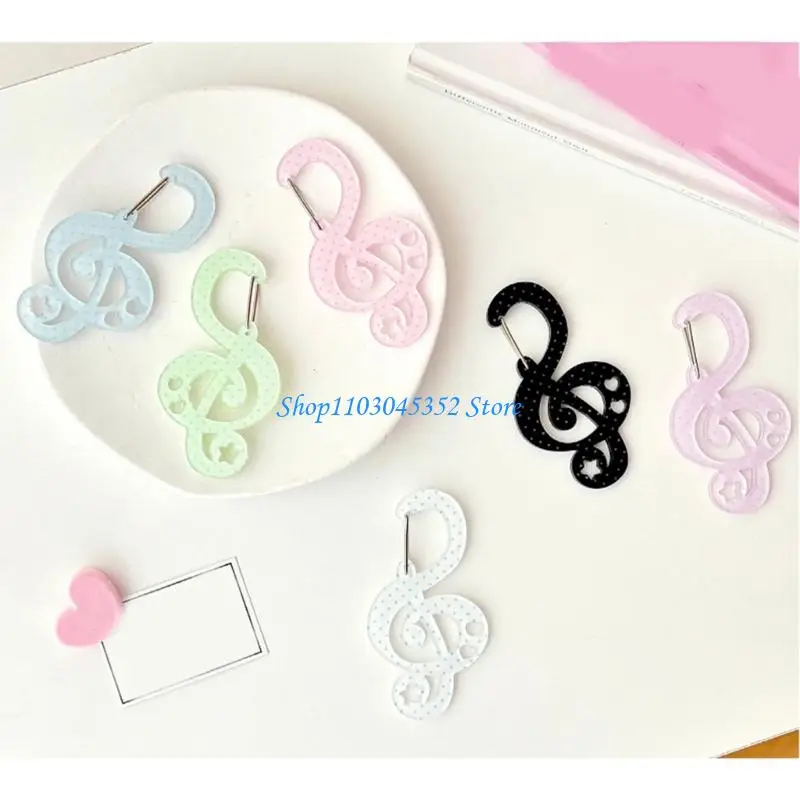 A3PE أكريليك ملاحظة الشكل carabiner خطاف الكليف حامل بطاقة المفاتيح مفتاح الخطاف في الهواء الطلق