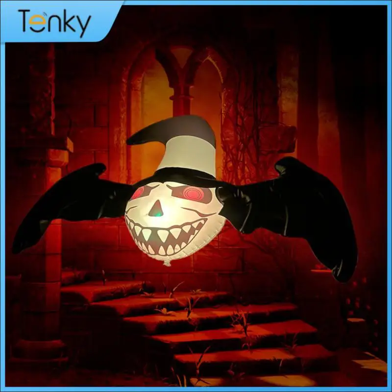 Inflatable Light For Halloween Outdoor Remote Control Eco-friendly Material Adjustable Decoration Lights Luminous Bat Lamp Toy