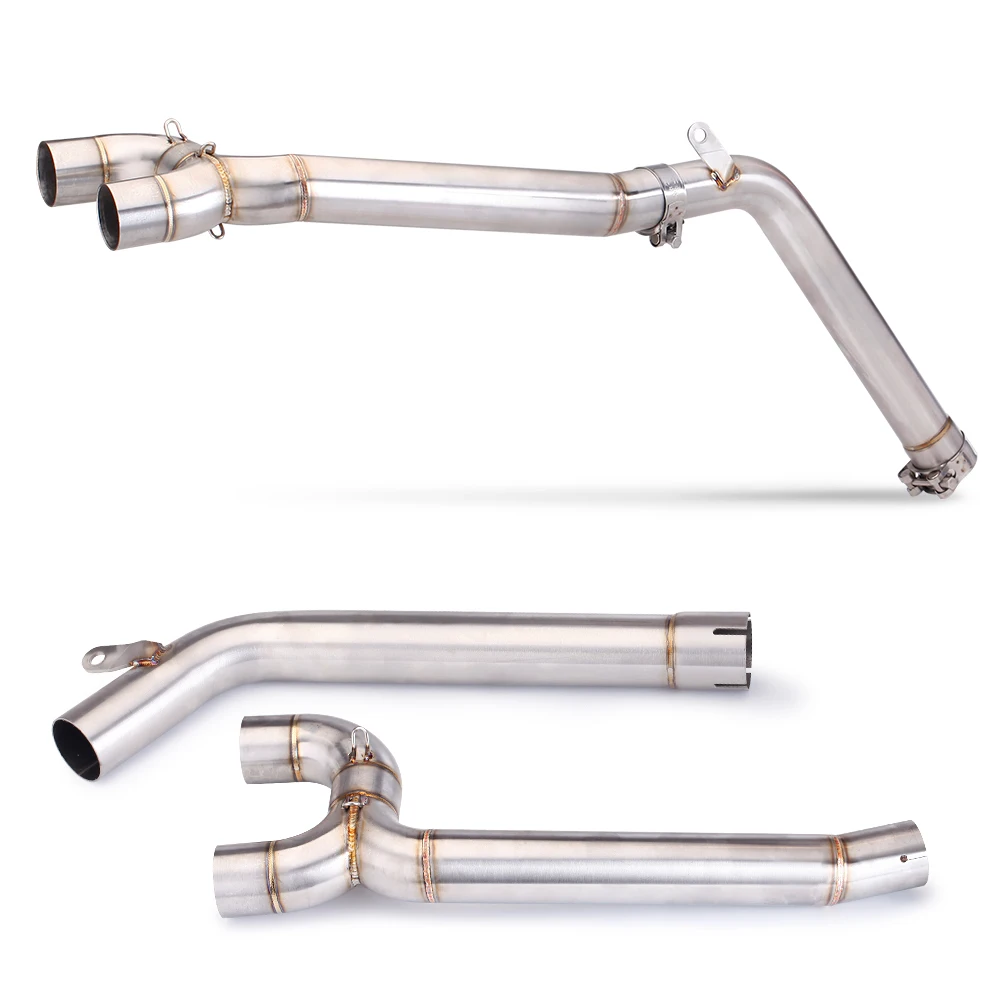 FZ6S FZ6N Fazer600 S2 Motorcycle Exhaust Muffler Connecter Middle Pipe For FZ-6N FZ-6S FZ6 S2 Fazer 600 Exhaust Link Pipe
