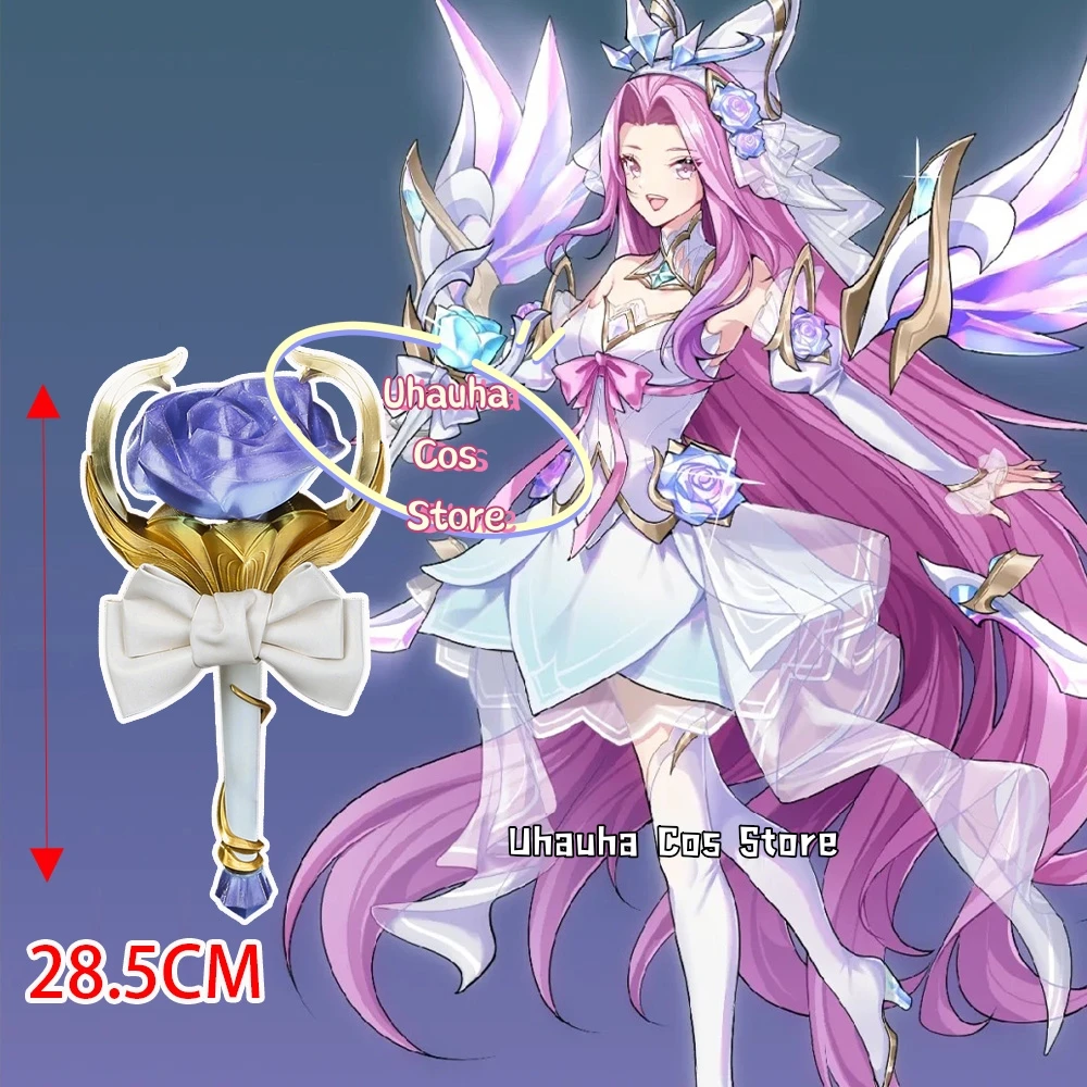 Game LOL Seraphine Seraphine Cosplay Microphone Prop Handmade PVC Material Perfect Copy 28.5CM Seraphine Role-playing Prop