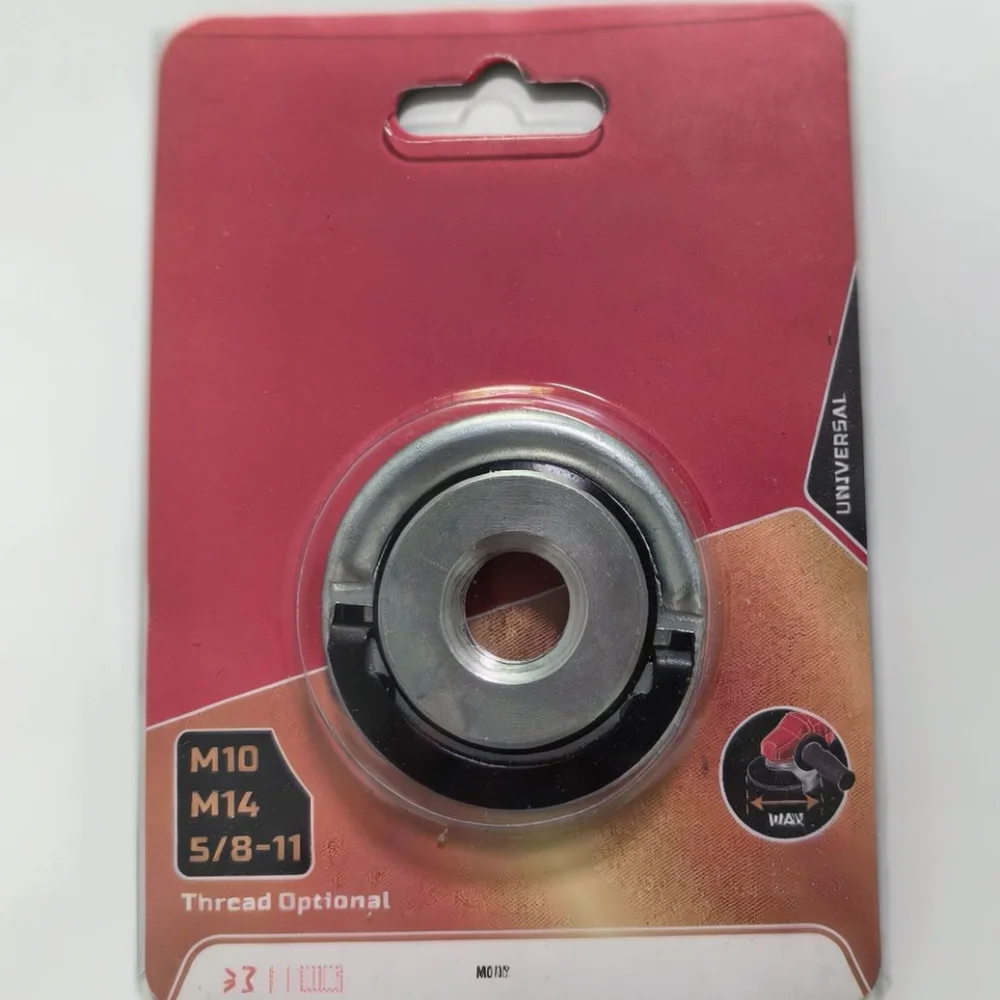 Angle Grinder Quick Lock Flange Nut M14 Thread Quick Release Clamp Plate Steel Grinding Wheel Fixing Accessory Tool