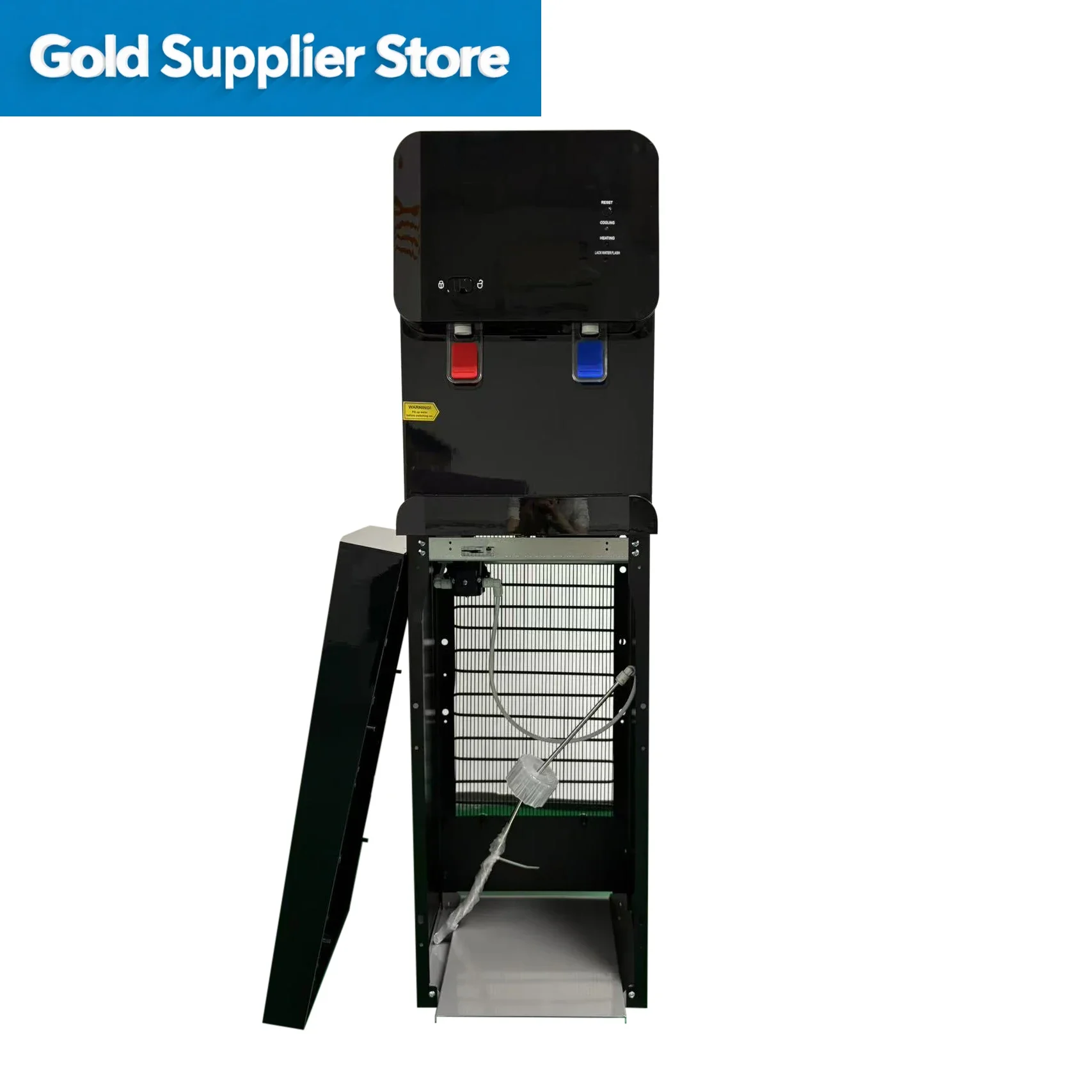 Bottom Loading 5 Gallon Water Dispenser Hot and Cold, Compressor Cooling Freestanding with Child Safety for Offi,Home