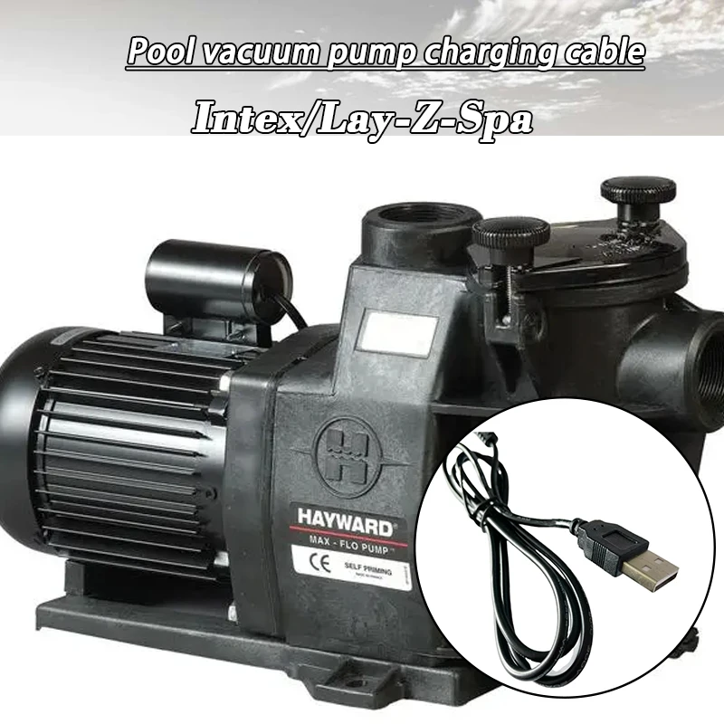 1 قطعة استبدال كابل USB لشحن فراغ حمام السباحة لـ Intex / Lay-Z-Spa