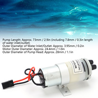 for RC Boats Motor ESC RC  3‑6V 370 Water Cooling Pump JR Plug with Switch for RC Boats Motor ESC