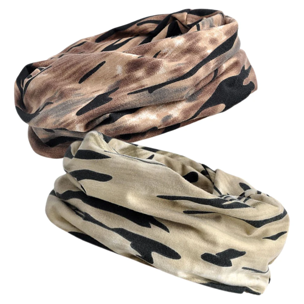

Camouflage Neck Scarf Beanie Hat Face Cover Men Women Cotton Riding Beanies Chemo Summer Headwear Cap Headwear