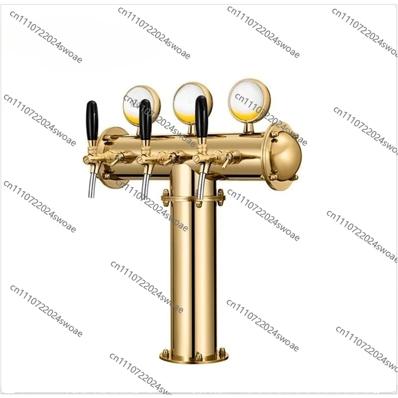 Beer Equipment Bar Stainless Steel Beer Column Large T-shaped 3-hole Wine Column Craft Brewing 1045306