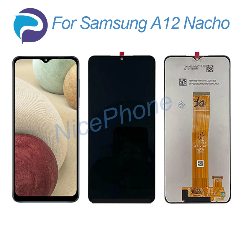 

For Samsung A12 Nacho LCD Display Touch Screen Digitizer Replacement SM-A127F/DSN/DS/M/U A12 Nacho A127 Screen Display LCD