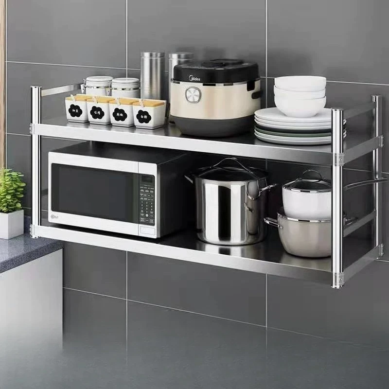 LH Kitchen Wall-mounted Shelves Stainless Steel Shelves Wall-mounted Perforated Lockers