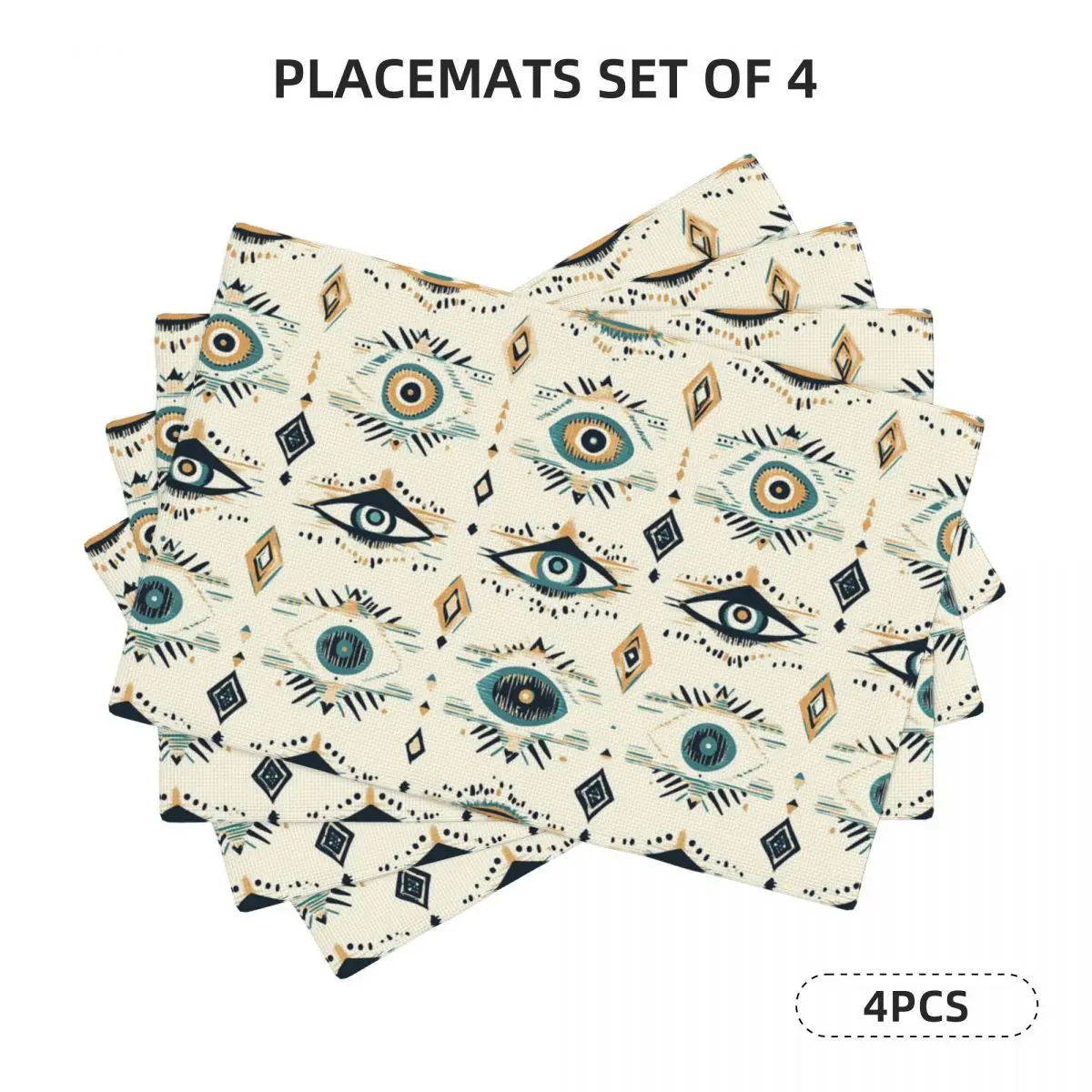 

4 шт./6 шт. салфетки с узором в стиле бохо 12x18 дюймов, салфетки, настольные украшения для семейных встреч, ежедневный обеденный кухонный стол