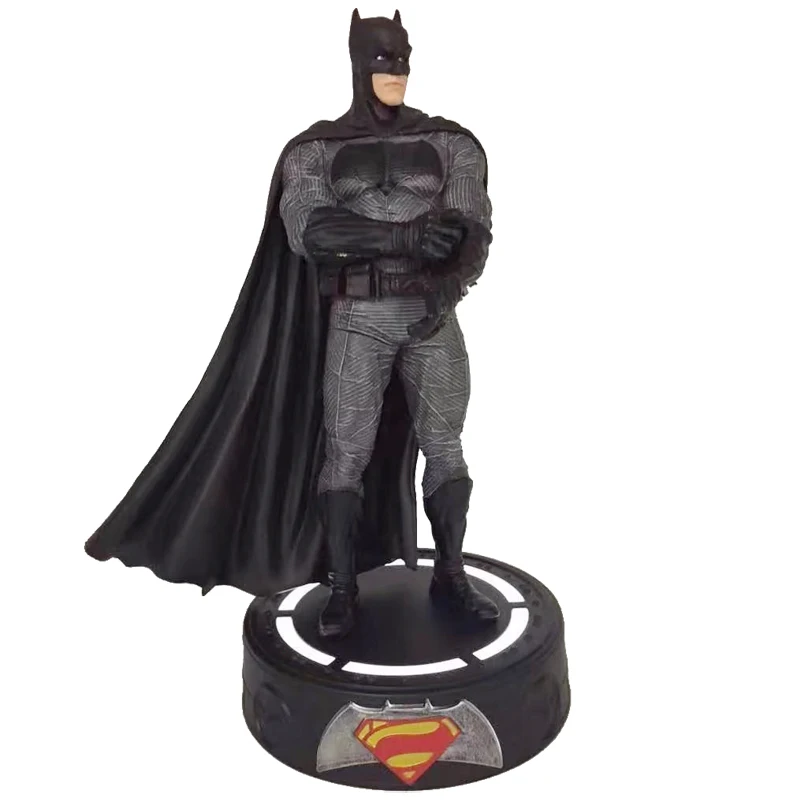 

DC Comics Justice League Standing Steel Superman Action Figure PVC Lightable Sculpture Series Collection Model Desktop Toys