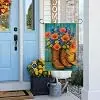 NGZ Cowboy Boots Poppy Bouquet Garden Flag 12x18 Inch Linen for Western jjp