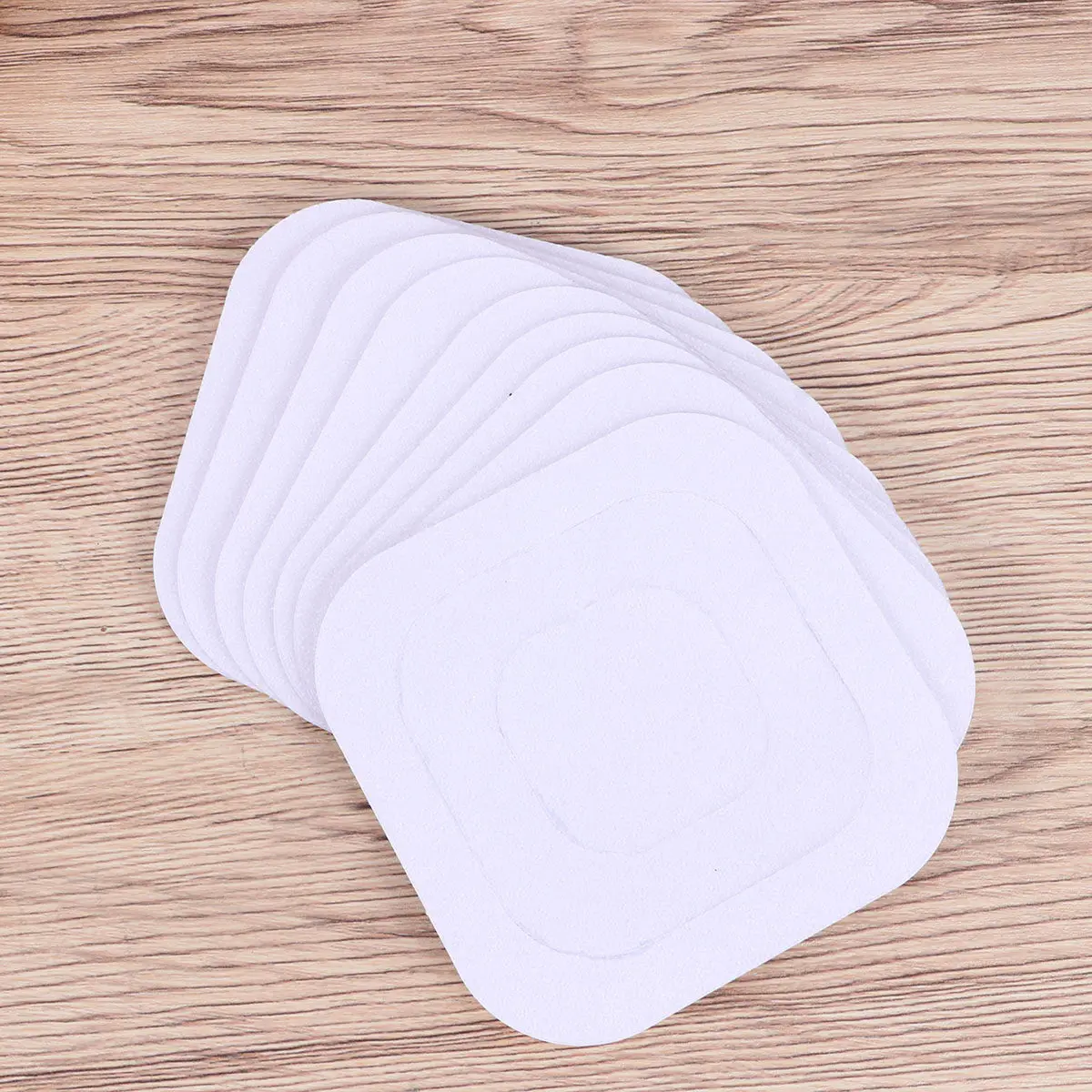 10Pcs Round Bathtub Stickers Non-Slip Peva Material Easy-Apply Fade-Resistant Adhesive for Shower Tub Bathroom Floor Pool Stairs