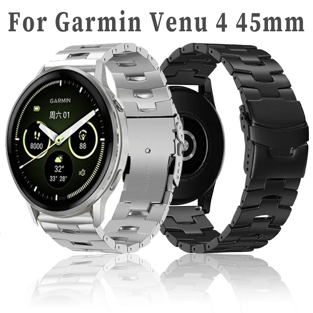 22 mm Oracle-Titanarmband für Garmin Venu 3/4 45 mm Forerunner 570 47 mm 970 Hochwertiges Armband Garmin Forerunner 965 955 255 265
