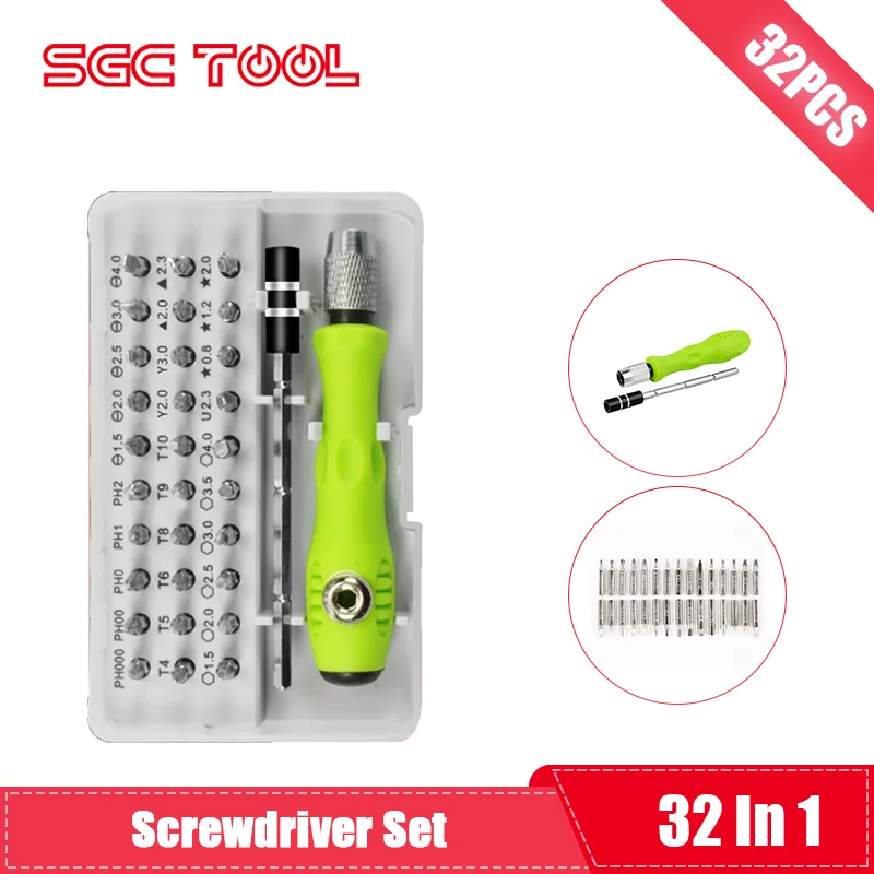 

Small Screwdriver Set 30 Mini Magnetic Precision Screwdriver Drill Set (Star, Y, Club, Triangle, Cross, Slotted, U, Hexagonal He