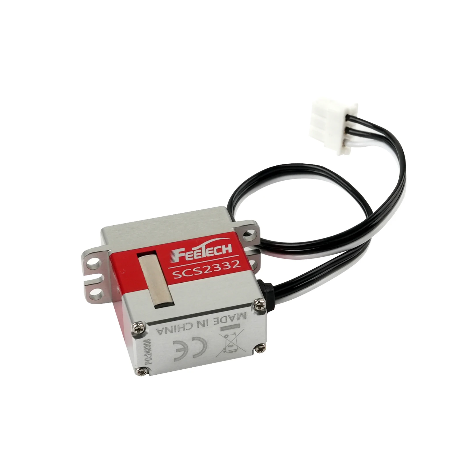 Feetech SCS2332 Mikro serwo o wysokim momencie obrotowym 6V 4.5kg z silnikiem bezrdzeniowym, metalowe mini serwo z TTL i szyną szeregową do Arduino STM32, robota, samochodu RC