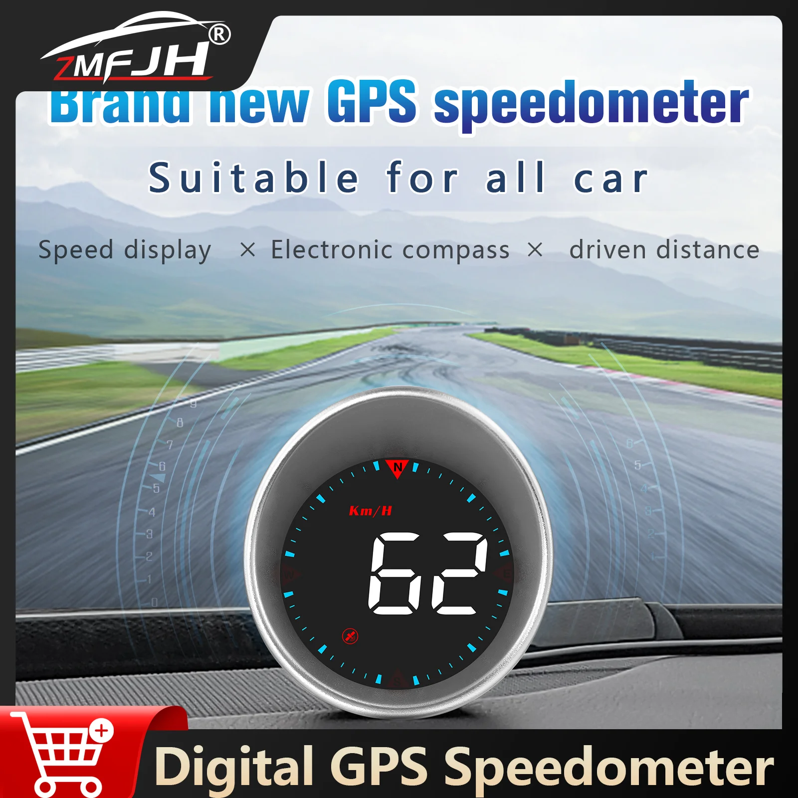 Digital Car Gps Spe… - image